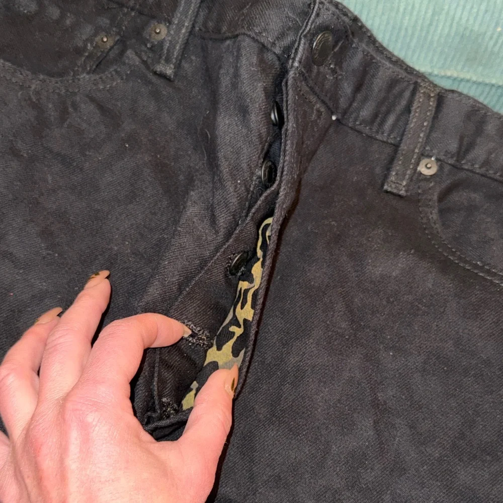 Levi's 501 Men's Waterless Black denim Jeans W 38 L30
